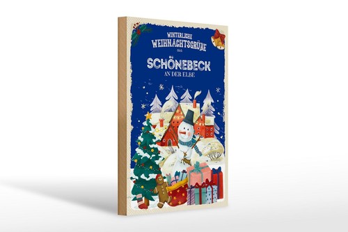 Holzschild weihnachtsgrüße - holzschild,