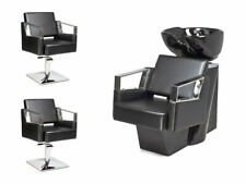 FRISEURSALON Möbel 2x Friseurstuhl +Waschsessel friseureinrichtung VERDE