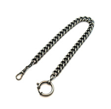 Antike Uhrenkette 835er Silber schwer Panzer Taschenuhrenkette antik Österreich?