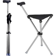 Gehstock mit Sitzfläche /