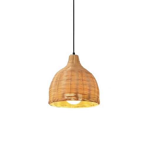 Rattan hängelampe japanischer - rattan,