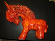 Keramik Esel, rot, Größe  -