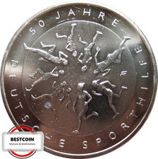 J617  20 Euro Gedenkmünze 2017 D Deutsche Sporthilfe , aus Rolle