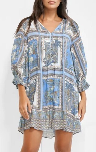 Paisley tunika strandkleid - /,