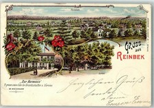 13543000 - 2057 Reinbek Gasthaus Etblissement Zur Harmonie Gartenwirtschaft 1901