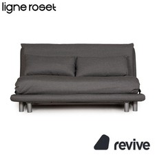 Ligne Roset Multy Dreisitzer Stoff Sofa Grau Schlafsofa Couch Funktion Neubezug