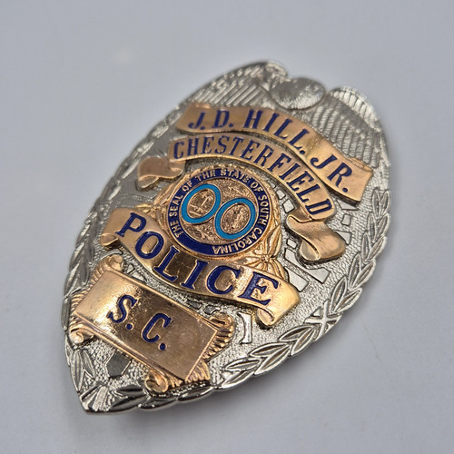 Police badge brosche - police,