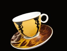 PORZELLAN-KAFFEE-TASSE 2 tlg