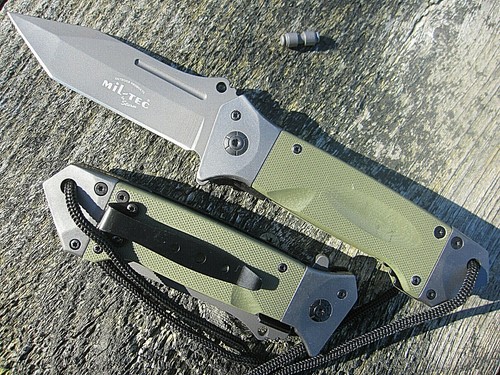 Schweres micarta einhandmesser - micarta,