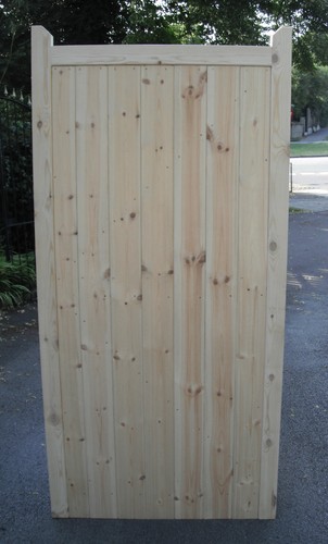 Garten seitentor aus holz - aus,