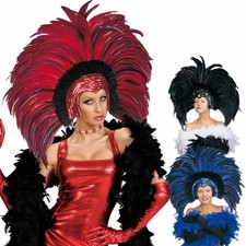 Federschmuck Samba rot