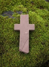 Sandsteinkreuz Grabschmuck