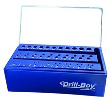 Drill Boy Leerbox  Bohrerbrett  Aufbewahrungsbox 1,,0 - 13,0 mm + Kernloch