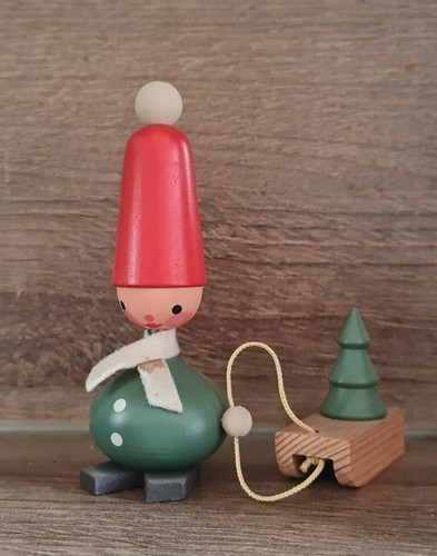 Ddr erzgebirge holzfigur - ddr,