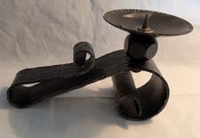 Kerzenständer Schmiedeeisen Gusseisen für eine Kerze