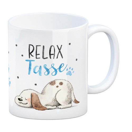 Relaxter hund kaffeebecher mit - relaxter,