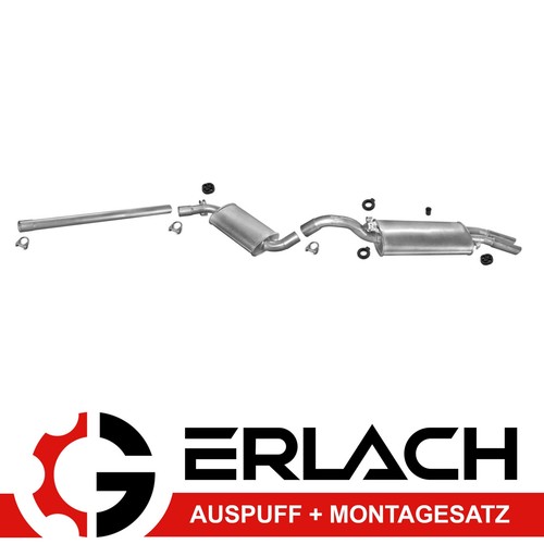 Auspuffanlage für golf - für, ii