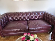 Sessel mit lederbezug - sessel,