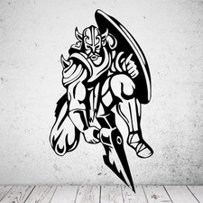 Wandtattoo Wikinger mit Axt