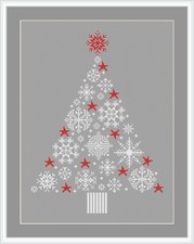 Stickvorlagen Tannenbaum  Auswahl Weihnachten  Kreuzstichmuster