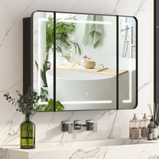 3türig LED Spiegelschrank