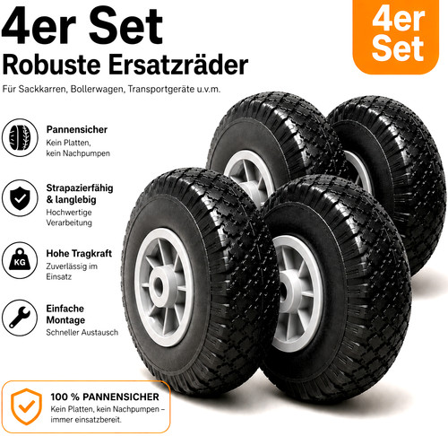 Sackkarrenrad 00 4 - 4x, 3.00-4