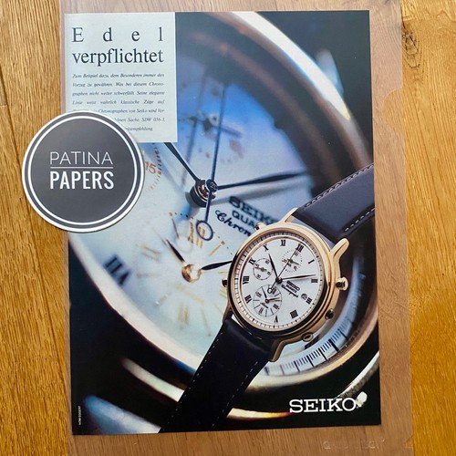1990 seiko quartz chronograph - seiko,