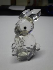 KRISTALLFIGUR Hase, sitzend, kein Markung 