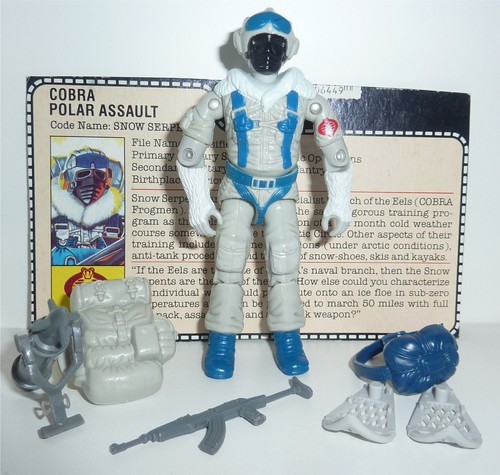Joe 1985 snow serpent - g.i.joe,