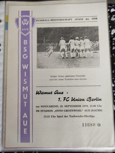Wismut aue fc union - -, berlin