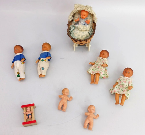 Miniatur baby puppe - miniatur,