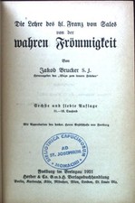 Die Lehre des hl. Franz von