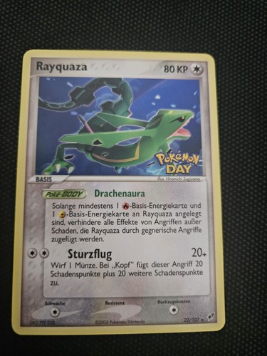 Rayquaza 107 pokemonday - rayquaza, 22/107*pokemonday