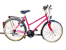 BIRIA Damen Fahrrad Retro, rot, Zustand gut