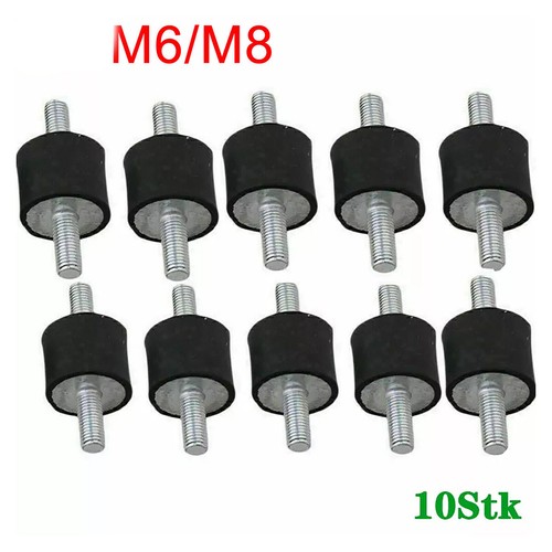 10x gummipuffer m8 - gummipuffer, m6/m8