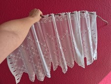 Gardine Spitze Weiß Scheibengardine