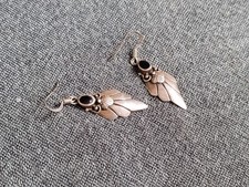 alte 925er Silber-Ohrringe - Jugendstil, Art Deco, Vintage, Rarität, Retro, edel