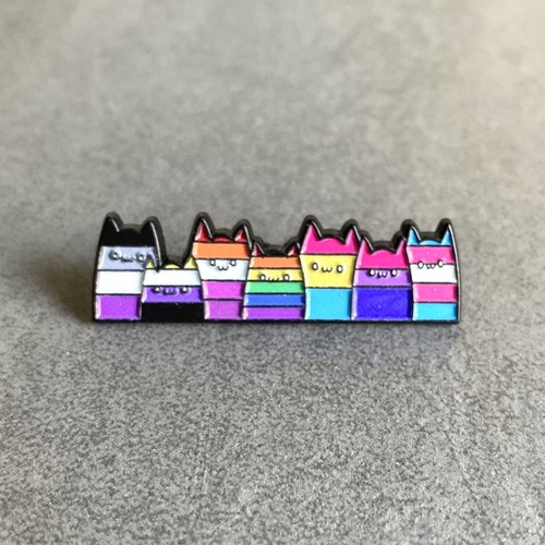 Lgbtq pride katzen emaille - katzen,