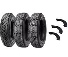 SATZ 3 REIFEN 4.00-12 FÜR APE