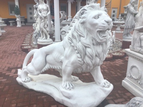 Steinfigur xxl löwe rechts - steinfigur,