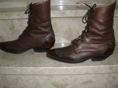 Damen western cowboy schnür - western, schnür-