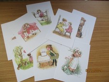 10x Kartenaufleger, Hintergrundbilder, 14,8 x 10,5 cm, unbenutzt, neuwertig