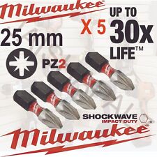 Milwaukee x5 SHOCKWAVE PZ2 25