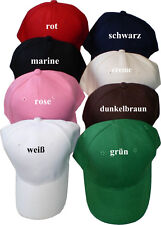 Kinder Cap Cappy Baseball Jungen Mädchen Mütze Outdoor Cap in 8 uni-Farben