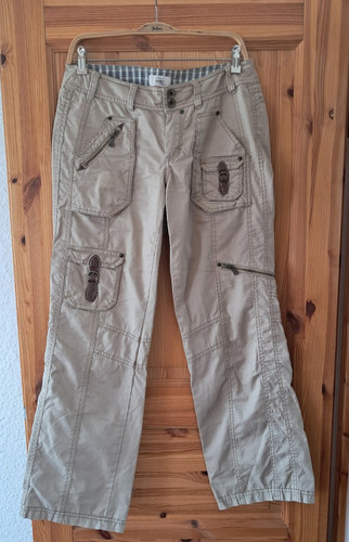 Leichte beige cargohose 38 - beige,