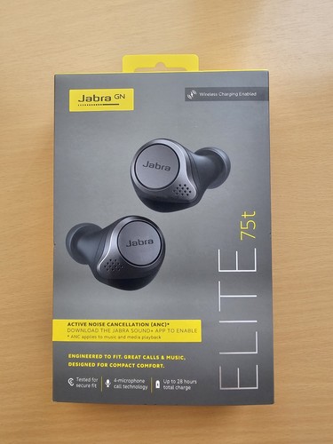 Jabra elite 75t - titan, schwarz