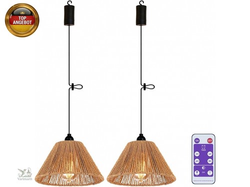 Boho hängelampe mit - 2x,