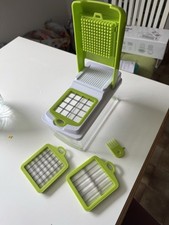 Gemüseschneider Zerkleinerer Würfel  Mit 3 Aufsätzen