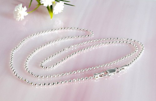 Kugelkette silber 925 länge - 925,