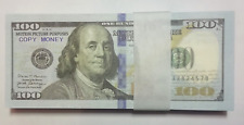 Spass-Banknoten USA, 100 x "One Hundred Dollars", ca. 115 x 47 mm..